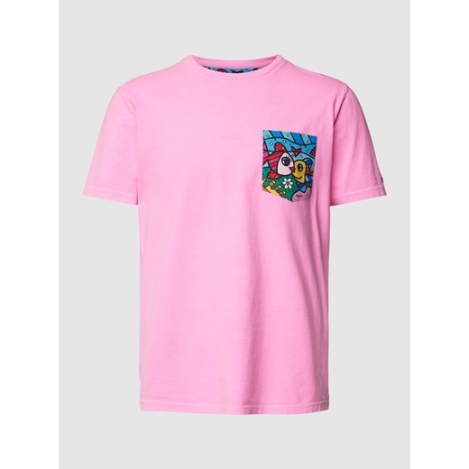 T-shirt z nadrukiem z motywem model ‘BLANCHE’ Mc2 Saint Barth M Peek&Cloppenburg 
