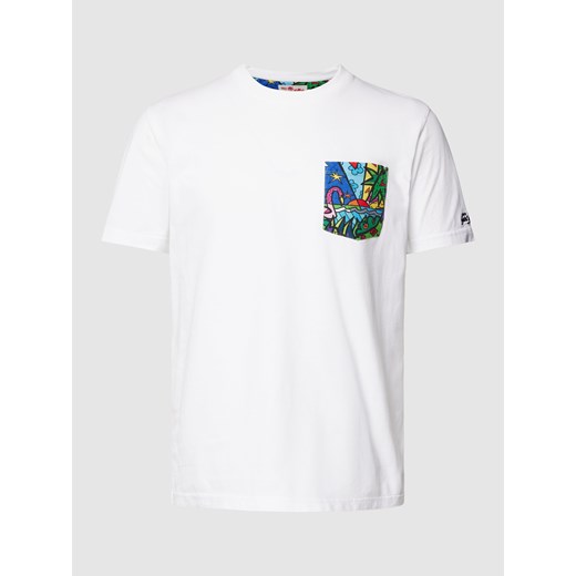 T-shirt z nadrukiem z motywem model ‘BLANCHE’ Mc2 Saint Barth XL Peek&Cloppenburg 