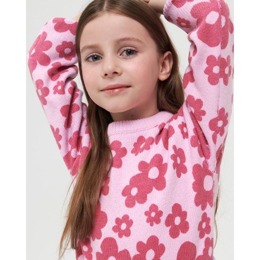 Sinsay - Sweter - różowy ze sklepu Sinsay w kategorii Swetry dziewczęce - zdjęcie 161207991