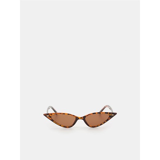 Sinsay - Okulary przeciwsłoneczne - brązowy ze sklepu Sinsay w kategorii Okulary przeciwsłoneczne damskie - zdjęcie 161208373