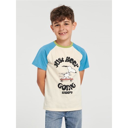 Sinsay - Koszulka Snoopy - wielobarwny ze sklepu Sinsay w kategorii T-shirty chłopięce - zdjęcie 161208810