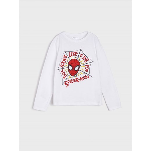 Sinsay - Koszulka Spiderman - biały Sinsay 98 Sinsay