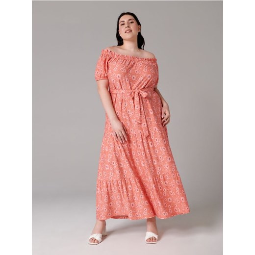 Sinsay - Sukienka maxi w kwiaty - wielobarwny Sinsay 2XL Sinsay promocyjna cena