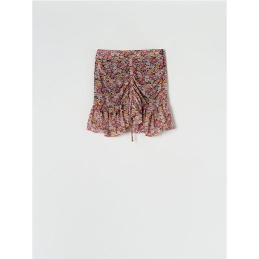 Spódnica wielokolorowa Sinsay w kwiaty 