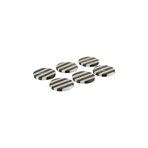 J-Line zestaw podkładek Stripe Marble 6-pack ONE ANSWEAR.com