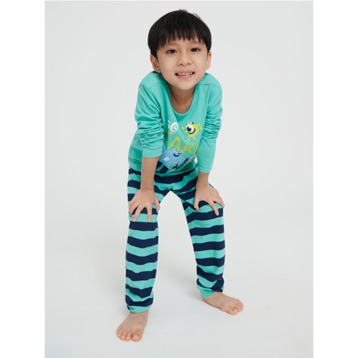 Sinsay - Piżama Potwory i spółka - zielony ze sklepu Sinsay w kategorii Piżamy dziecięce - zdjęcie 161223732