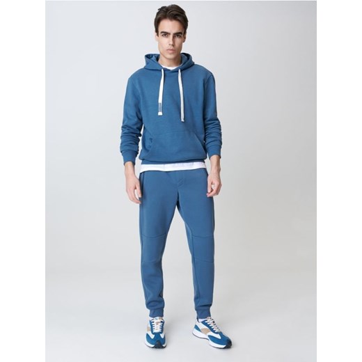 Sinsay - Spodnie dresowe jogger - niebieski Sinsay XL wyprzedaż Sinsay