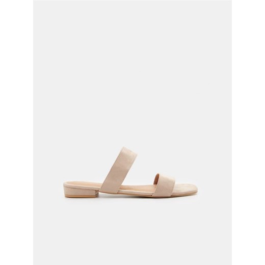 Sinsay - Klapki - beżowy Sinsay 36 Sinsay