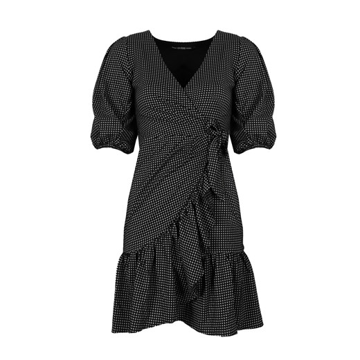 Guess Sukienka | W2GK65KB450 | Czarny, Biały Guess XS okazyjna cena ubierzsie.com