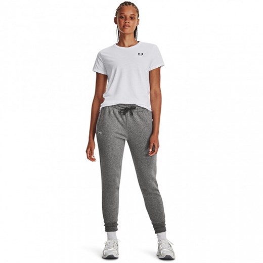 Damski t-shirt z nadrukiem Under Armour UA W Sportstyle LC SS - biały ze sklepu Sportstylestory.com w kategorii Bluzki damskie - zdjęcie 161237894