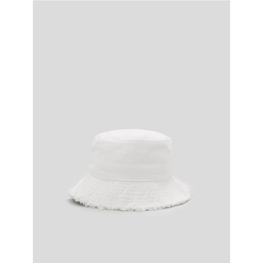 Sinsay - Kapelusz bucket hat - kremowy Sinsay Jeden rozmiar okazyjna cena Sinsay