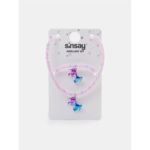 Sinsay - Zestaw biżuterii - wielobarwny Sinsay Jeden rozmiar Sinsay