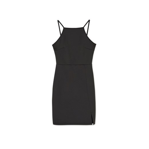Cropp - Czarna sukienka mini - Czarny Cropp L Cropp
