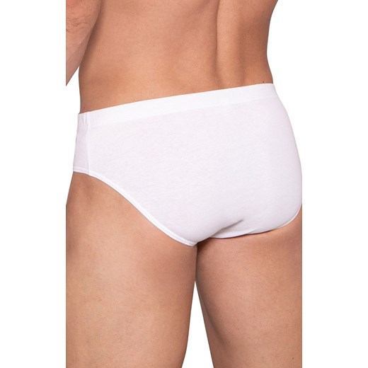 Bawełniane białe slipy damskie M-4000CL-01, Kolor biały, Rozmiar S, LAMA ze sklepu Intymna w kategorii Majtki męskie - zdjęcie 161249801