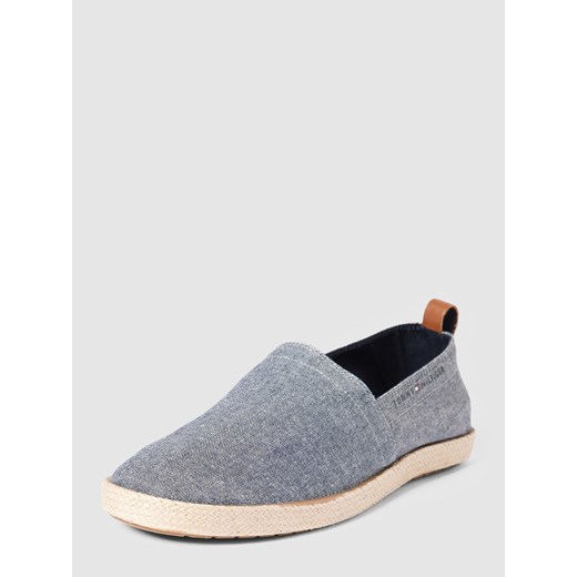 Espadryle męskie Tommy Hilfiger casualowe szare bez zapięcia