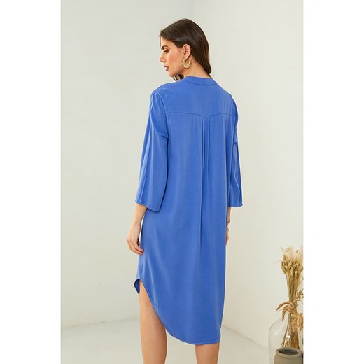L&apos;armoire de Suzette Sukienka w kolorze niebieskim L'armoire De Suzette L/XL wyprzedaż Limango Polska
