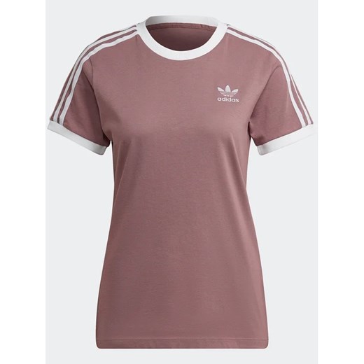 Bluzka damska Adidas z krótkim rękawem sportowa z okrągłym dekoltem