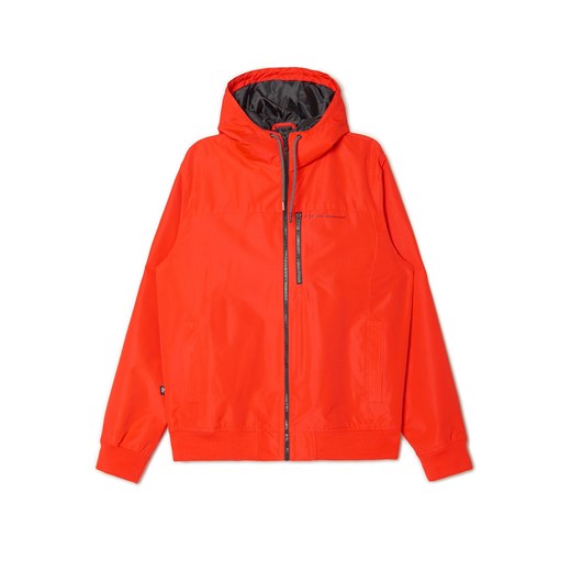 Cropp - Czerwona kurtka z kapturem - czerwony ze sklepu Cropp w kategorii Kurtki męskie - zdjęcie 161266674