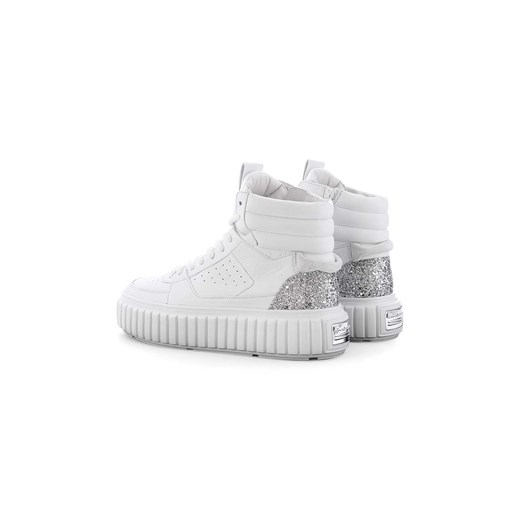 Buty sportowe damskie Kennel & Schmenger sneakersy białe skórzane sznurowane na wiosnę