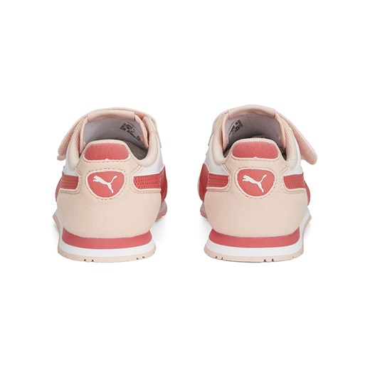Buty sportowe dziecięce różowe Puma na rzepy zamszowe 