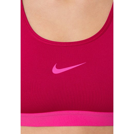 Nike Performance PRO CLASSIC Biustonosz sportowy dark fireberry/hot pink zalando czerwony mat