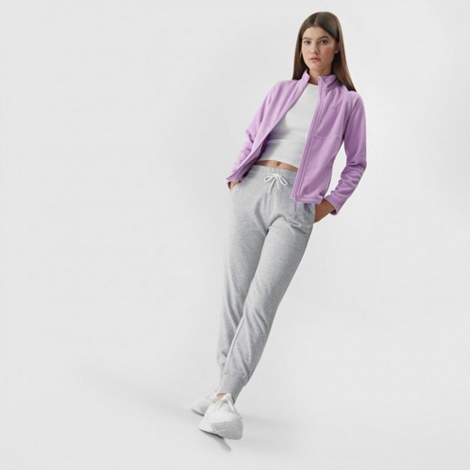 Bluza damska fioletowa 4F krótka