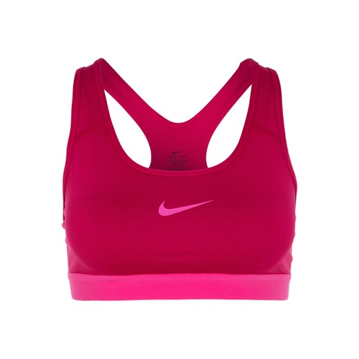 Nike Performance PRO CLASSIC Biustonosz sportowy dark fireberry/hot pink zalando czerwony fitness