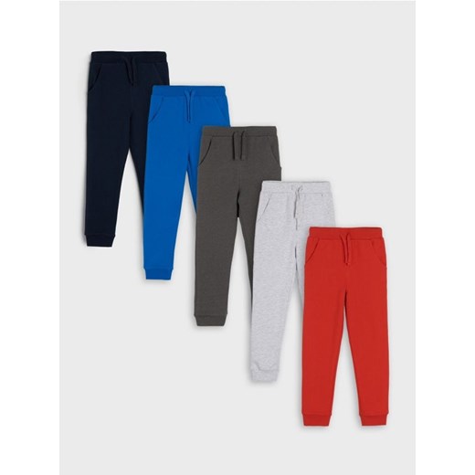Sinsay - Spodnie dresowe jogger 5 pack - granatowy ze sklepu Sinsay w kategorii Spodnie chłopięce - zdjęcie 161289954