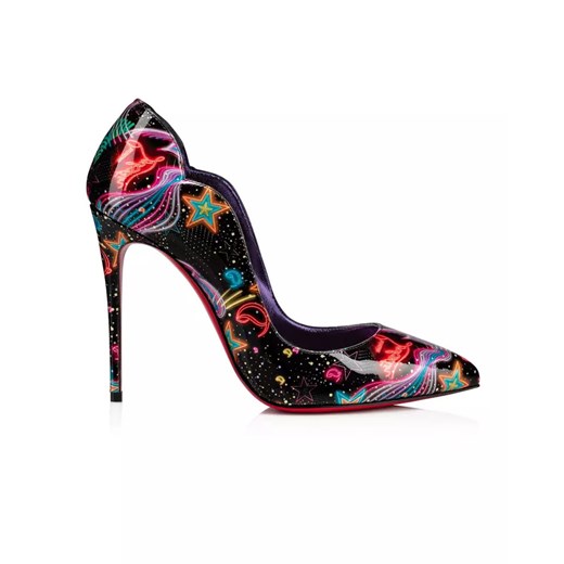CHRISTIAN LOUBOUTIN Szpilki Hot Chic 10 cm w graficzny print rozmiar 39 Christian Louboutin 39 Moliera2.com
