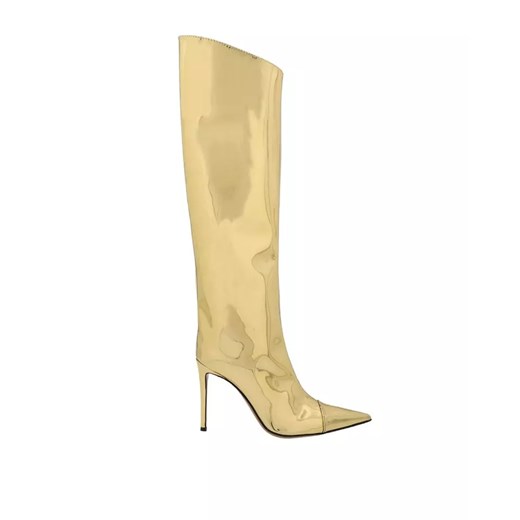 ALEXANDRE VAUTHIER Złote opalizujące kozaki Alex rozmiar 37.5 Alexandre Vauthier 38 wyprzedaż Moliera2.com
