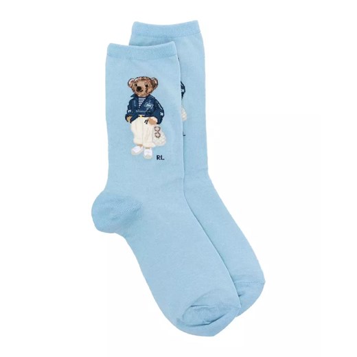 RALPH LAUREN Niebieskie skarpety z misiem Ralph Lauren ONE SIZE Moliera2.com