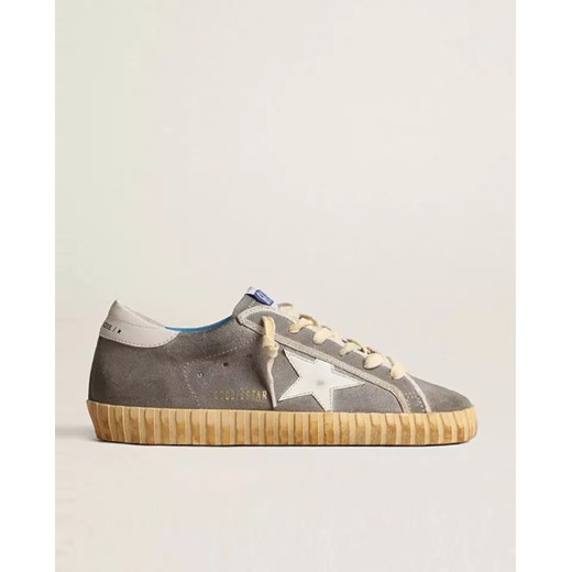 GOLDEN GOOSE Szare zamszowe sneakersy z białą gwiazdą rozmiar 37 Golden Goose 37 Moliera2.com okazyjna cena