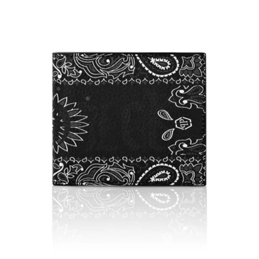 PHILIPP PLEIN Skórzany portfel Paisley Gothic ONE SIZE Moliera2.com