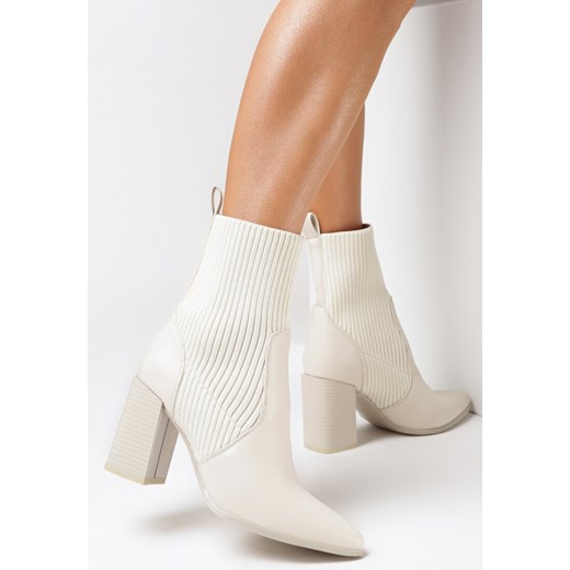 Beżowe Botki Jilleane 41 okazja born2be.pl
