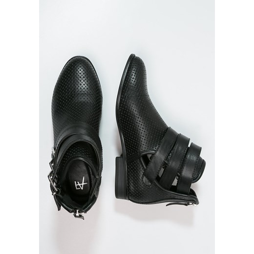 Anna Field Ankle boot black zalando czarny bez wzorów/nadruków