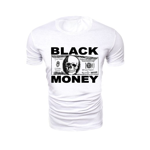 Koszulka męska 3340 biała ze sklepu Risardi w kategorii T-shirty męskie - zdjęcie 161315921