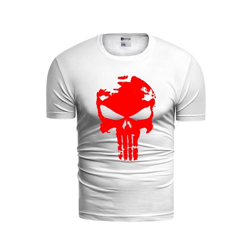 Wyprzedaż Męska koszulka 3331a - biała ze sklepu Risardi w kategorii T-shirty męskie - zdjęcie 161315933