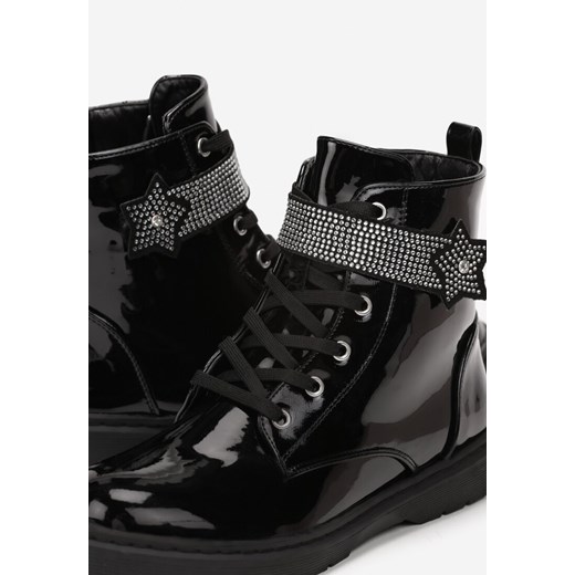 Buty zimowe dziecięce Born2be sznurowane