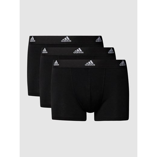 Obcisłe bokserki z napisem z logo Adidas Sportswear L Peek&Cloppenburg 