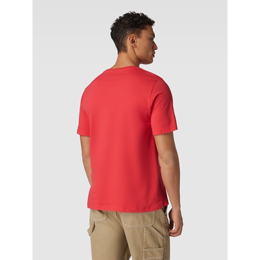 T-shirt męski czerwony Jack & Jones z krótkim rękawem 