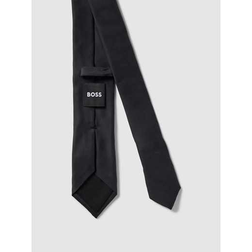 Krawat z naszywką z logo (6,0 cm) One Size Peek&Cloppenburg  okazyjna cena
