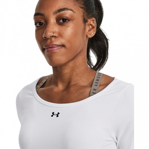 Bluzka damska Under Armour biała casual z długimi rękawami