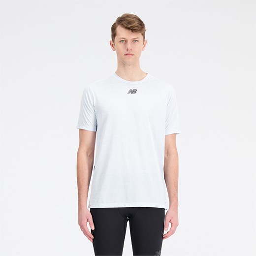 Koszulka męska New Balance MT31251IBH – biała ze sklepu New Balance Poland w kategorii T-shirty męskie - zdjęcie 161341771