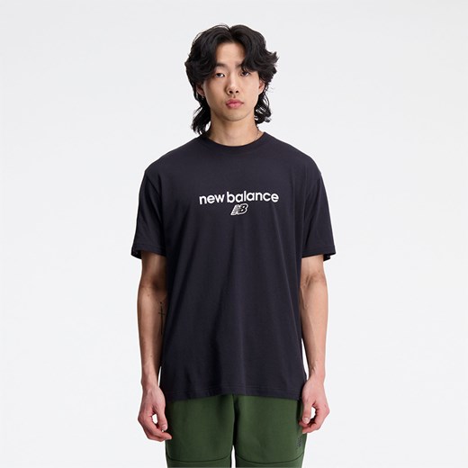 Koszulka męska New Balance MT33529BK – czarna ze sklepu New Balance Poland w kategorii T-shirty męskie - zdjęcie 161349791