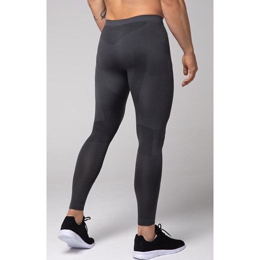 SPAIO PLAY legginsy termoaktywne, Kolor czarno-szary, Rozmiar L, Spaio ze sklepu Intymna w kategorii Spodnie męskie - zdjęcie 161350454