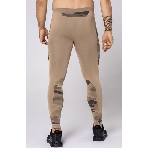 SPAIO TACTICAL legginsy męskie, Kolor piaskowy, Rozmiar L, Spaio ze sklepu Intymna w kategorii Spodnie męskie - zdjęcie 161350462