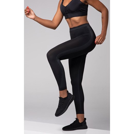 SPAIO POWERFUL getry termoaktywne damskie, Kolor czarno-szary, Rozmiar L, Spaio ze sklepu Intymna w kategorii Spodnie damskie - zdjęcie 161352551