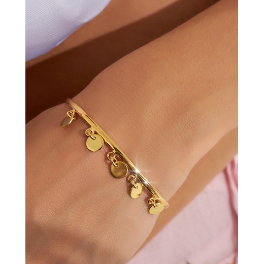 HERMINA ATHENS Pozłacana bransoleta Zendaya Hermina Athens ONE SIZE Moliera2.com promocyjna cena