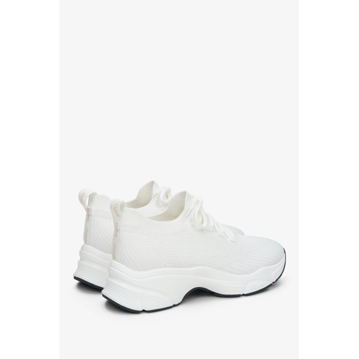 Estro: Białe sneakersy damskie z siateczki na elastycznej podeszwie Estro 38 Estro okazja