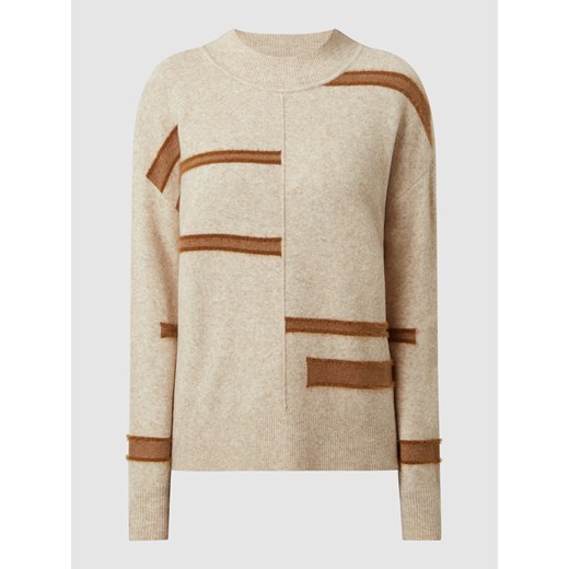 Sweter z domieszką wełny Betty & Co Grey 44 wyprzedaż Peek&Cloppenburg